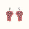 爱马仕/Hermes H Curiosite Cle耳环，小号 H081869CKK4