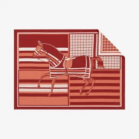 爱马仕/Hermes “新骏马披挂”毛毯 H102881M-01