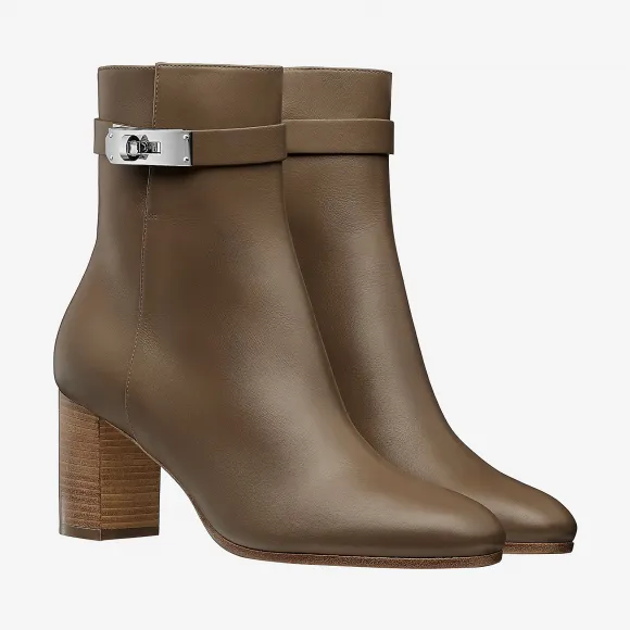 爱马仕/Hermes 棕色 Saint Germain及踝靴 H192176Z_E5360