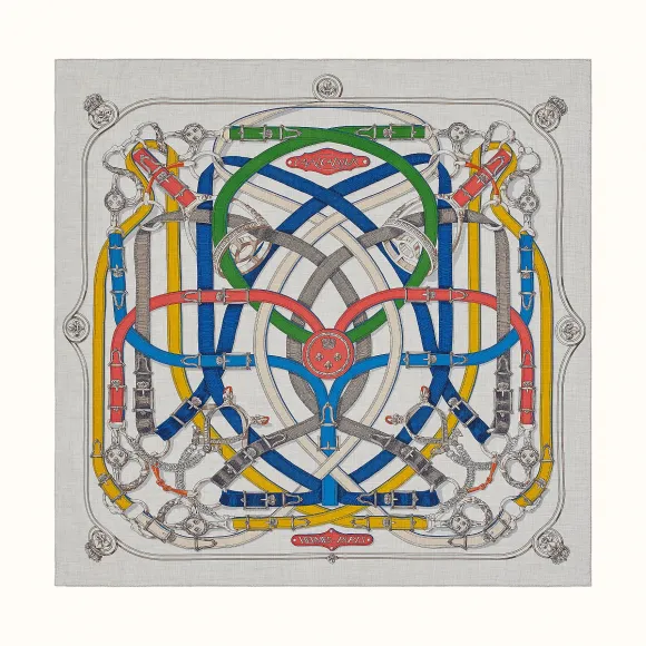 爱马仕/Hermes “卡瓦尔卡多”140厘米披肩 H241698S-26