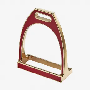 爱马仕/Hermes 红色 Etrier漆面丝巾扣 H601952S_01