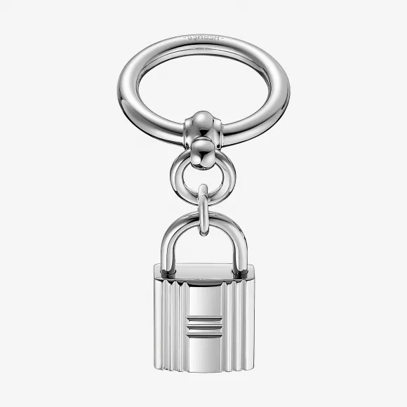 爱马仕/Hermes 灰色 Loop Charms Cadenas丝巾扣 H601983S_00