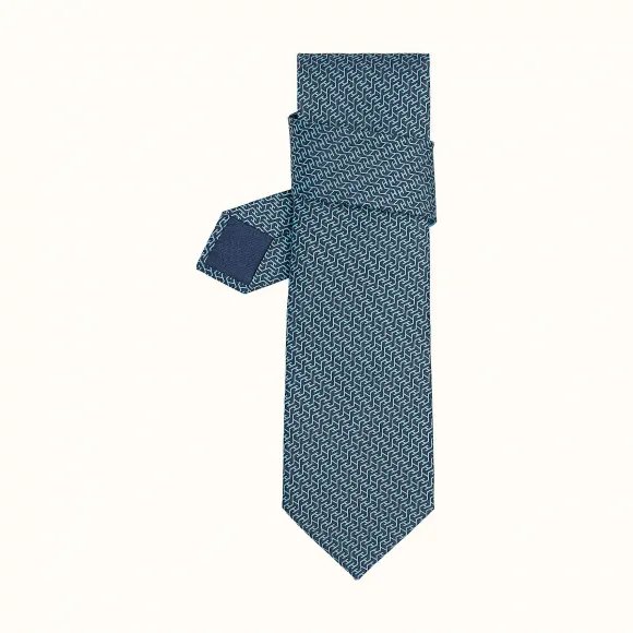 爱马仕/Hermes Stair H领带 H606234T-01