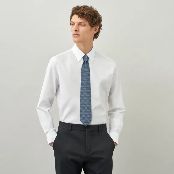 爱马仕/Hermes H Fermoir领带 H659293T-01