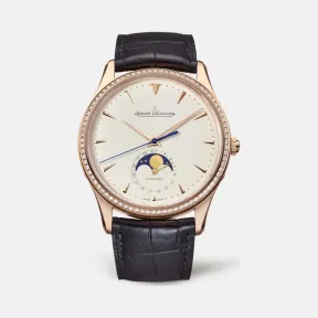 积家/Jaeger LeCoultre Master 大师系列 玫瑰金 自动机械机芯 男表 Q1362501
