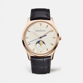 积家/Jaeger LeCoultre Master 大师系列 玫瑰金 自动机械机芯 男表 Q1362520