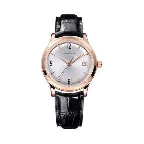 积家/Jaeger LeCoultre Master 大师系列 18K玫瑰金 自动机械机芯 男表 Q1402402