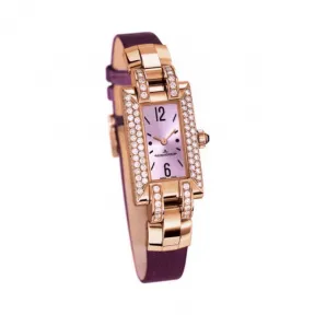 积家/Jaeger LeCoultre 高级珠宝腕表系列 18k玫瑰金镶钻 手动机械机芯 女表 Q4602502