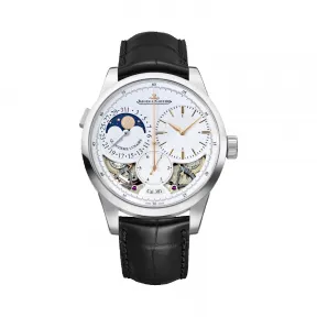 积家/Jaeger LeCoultre Duomètre 双翼系列 白金 手动机械机芯 男表 Q6043420