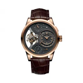 积家/Jaeger LeCoultre Duomètre 双翼系列 玫瑰金 手动机械机芯 男表 Q605244J