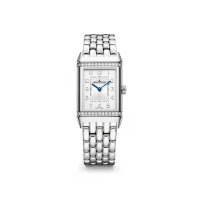 积家/Jaeger LeCoultre Reverso Classic Medium Duetto双面翻转系列女士自动上链腕表精钢款Q2578181