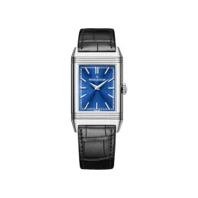 积家/JaegerLeCoultre Reverso Tribute Enamel 翻转系列珐琅男士腕表白金款 - Q39334S1| 