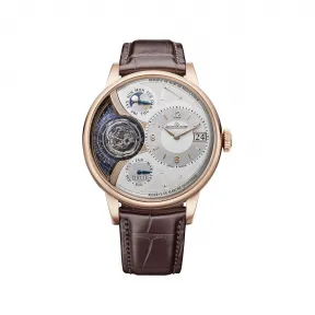 积家/Jaeger-LeCoultre Duometre Heliotourbillon Perpetual双翼系列 44 MM 手动机械机芯 18k玫瑰金 男表 JLQ6202420