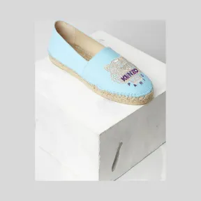 凯卓/Kenzo 女士 天蓝色 帆布鞋 老虎帆布鞋 F762ES180F99.64.35