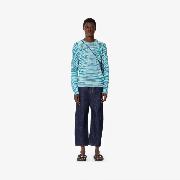 凯卓/Kenzo 薄荷蓝 牛仔裤 虎跳线 FA55PU5053AF.58.L