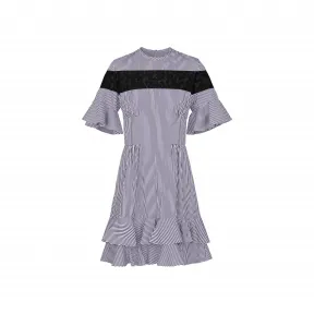 路易威登/Louis Vuitton 短袖荷叶边连衣裙 1A4ZR9