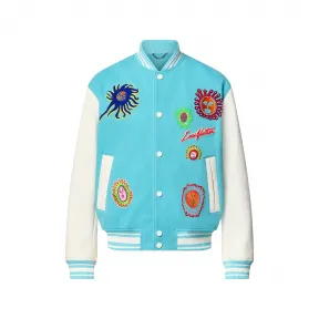 路易威登/Louis Vuitton(LV) LV x YK 刺绣面孔校队夹克衫 - 男士 - 成衣 1AB8HB