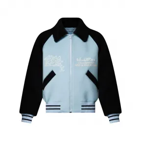 路易威登/Louis Vuitton(LV)  连毛羊皮羊毛校队夹克衫 1AFAJE