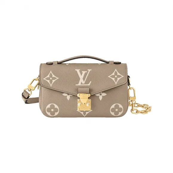 路易威登/Louis Vuitton(LV) Métis East West Monogram Empreinte 皮革手袋 - 女士 - 手袋 M23081