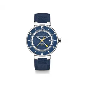 路易威登/Louis Vuitton Tambour Moon Blue Gmt 腕表，41.5毫米 QBBB05
