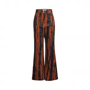 罗意威/Loewe Flare Jeans Patch Pocketsorange/black D2172010PA