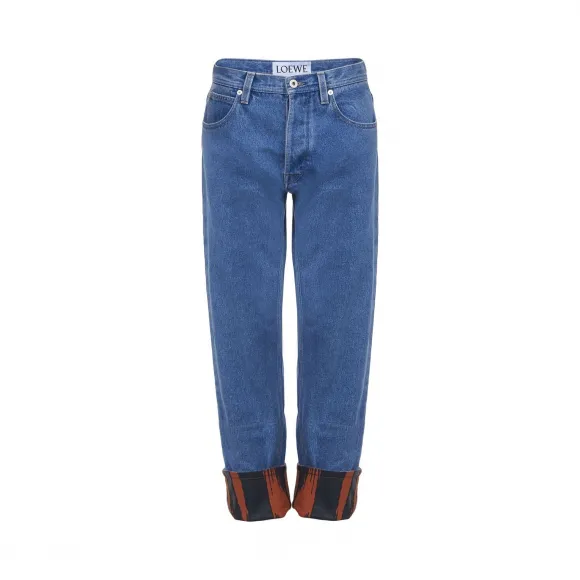 罗意威/Loewe Jeans See U Laterorange/black D2172080IB