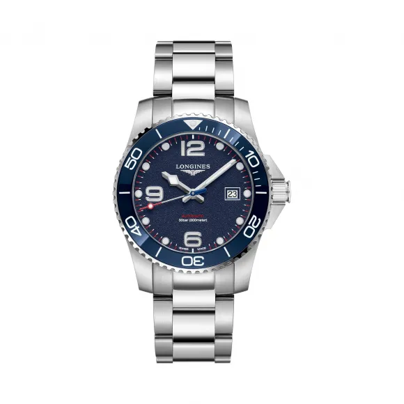 浪琴/Longines HydroConquest 精钢 41.00 mm 男表 L3.781.4.98.6