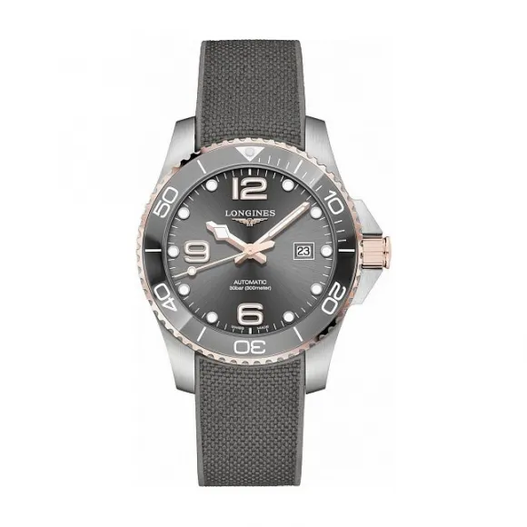 浪琴/Longines 康卡斯系列 43.0 MM 精钢 陶瓷 自动机械机芯 男表 L3.782.3.78.9