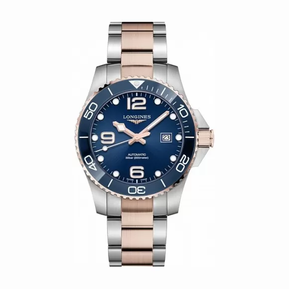 浪琴/Longines 康卡斯系列 43.0 MM 精钢 陶瓷 自动机械机芯 男表 L3.782.3.98.7