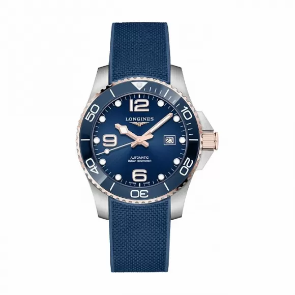 浪琴/Longines 康卡斯系列 43.0 MM 精钢 陶瓷 自动机械机芯 男表 L3.782.3.98.9