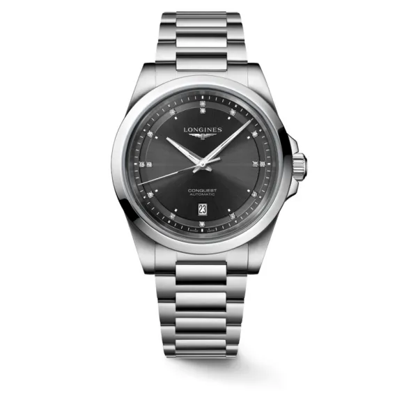 浪琴/Longines 康卡斯系列 41.00 MM 精钢 自动上链机械机芯 男表 L3.830.4.57.6