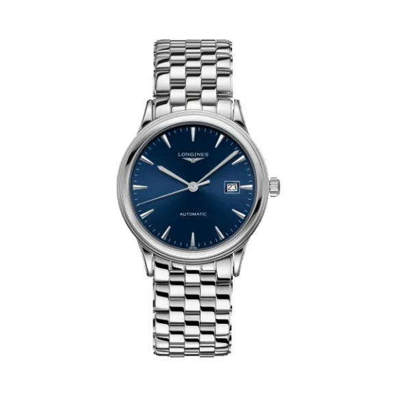 浪琴/Longines 精钢 蓝色 自动机械机芯 手表 L4.984.4.92.6