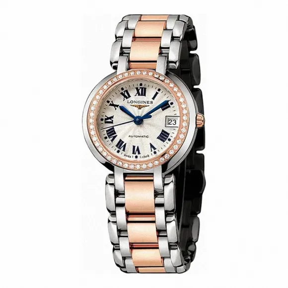 浪琴/Longines 心月系列 自动机械 18K金 精钢 女表 L8.113.5.79.6