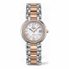 浪琴/Longines 心月系列 自动机械 18K金 精钢 女表 L8.113.5.88.6
