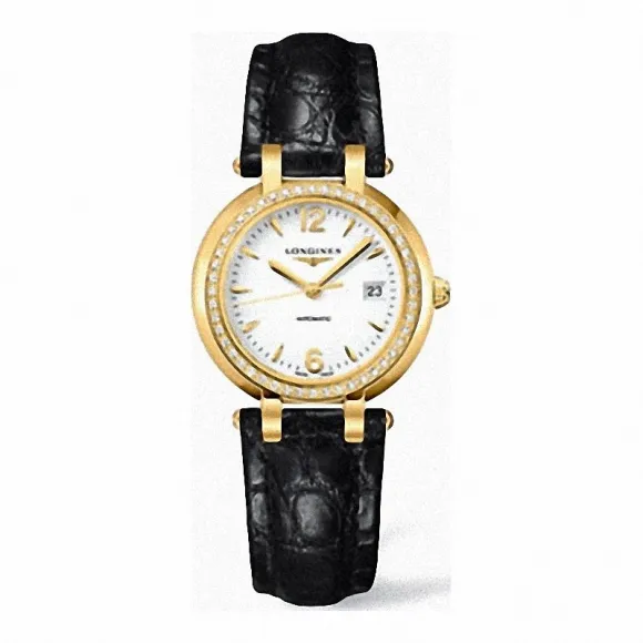 浪琴/Longines 心月系列 自动机械 18K金 镶钻 女表 L8.113.7.16.2