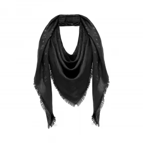 MCM 真丝羊毛经典提花方巾 MEF4A2I51BK001