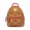 MCM Stark Bebe Boo Visetos Skyoptic铆钉轮廓双肩背包 MMK9SVE36CA001