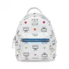 MCM Stark Bebe Boo Visetos Skyoptic铆钉轮廓双肩背包 MMK9SVE36WA001