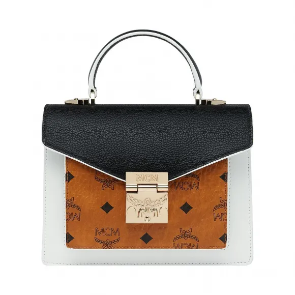 MCM Patricia Visetos皮块单肩包 MWE9SPA26CB001