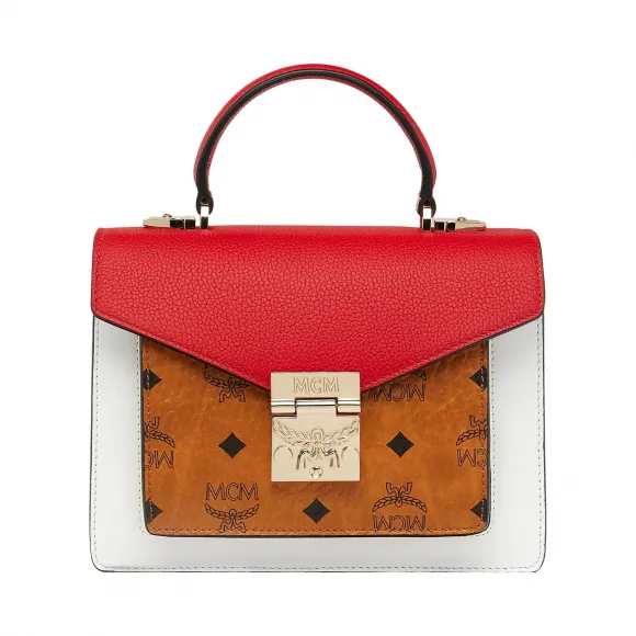 MCM Patricia Visetos皮块单肩包 MWE9SPA26CD001