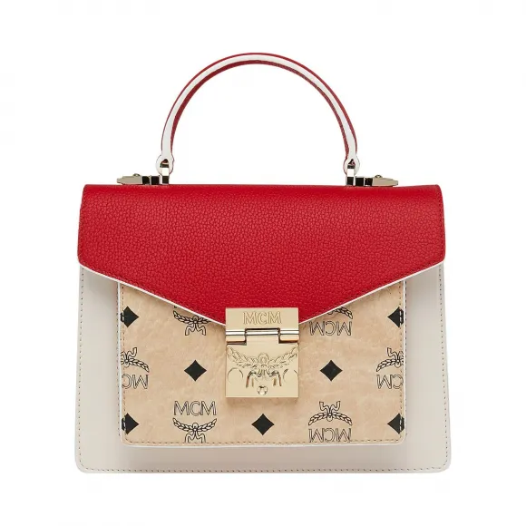 MCM Patricia Visetos拼接单肩包 MWE9SPA26IZ001