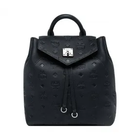 MCM Essential Backpack in Monogram Leather MWK9SSE03BK001