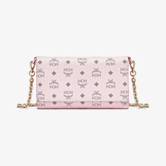 MCM Crossbody Phone Wallet in Visetos Original MXEBSVI01QH001
