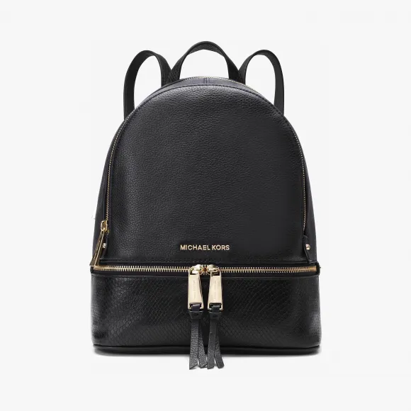迈克高仕/Michael Kors 女士 Reah Zip 中号皮质拉链双肩包 30F8GEZB2L001