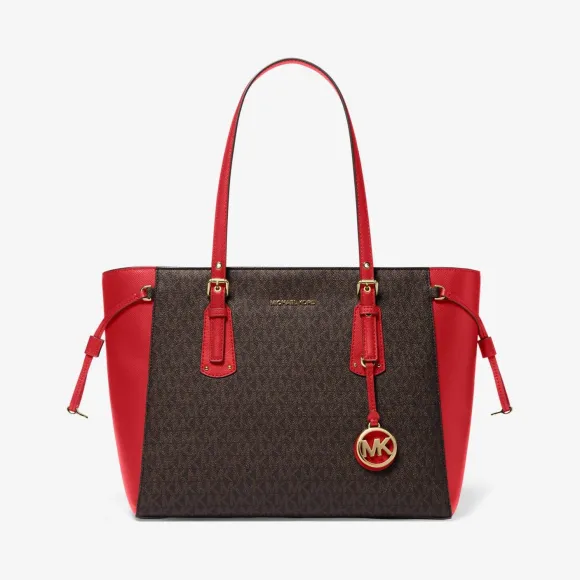 迈克高仕/Michael Kors Voyager 中号徽标托特包 30F8GV6T8B-1821