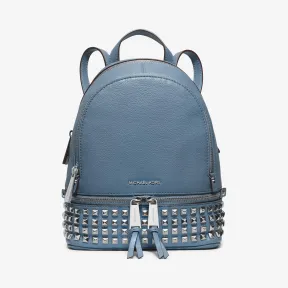 迈克高仕/Michael Kors Rhea Zip 小号皮质双肩背包 30H5SEZB1L405