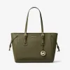 迈克高仕/Michael Kors Voyager 中号斜纹皮革托特包 30H7GV6T8L-0310