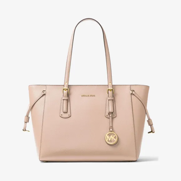迈克高仕/Michael Kors Voyager 中号皮质托特包 30H7GV6T8L187