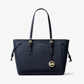 迈克高仕/Michael Kors 女士 Voyager 中号皮质托特包 30H7GV6T8L414