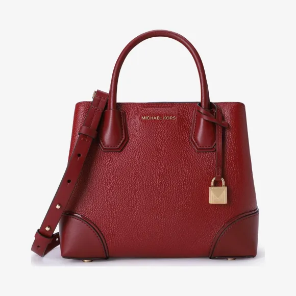 迈克高仕/Michael Kors 女士 Mercer Gallery 小号皮质托特包 30H7GZ5T1T626